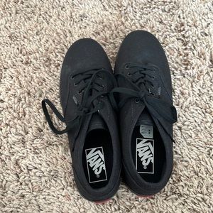 Black Canvas Vans
